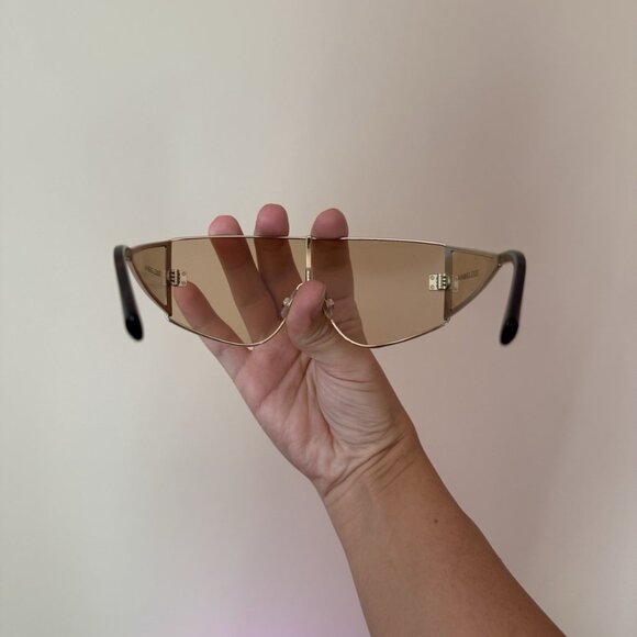 DOLCE & GABBANA DG2305 13655A Light Gold Men's 70 mm Sunglasses - Picture 1 of 6